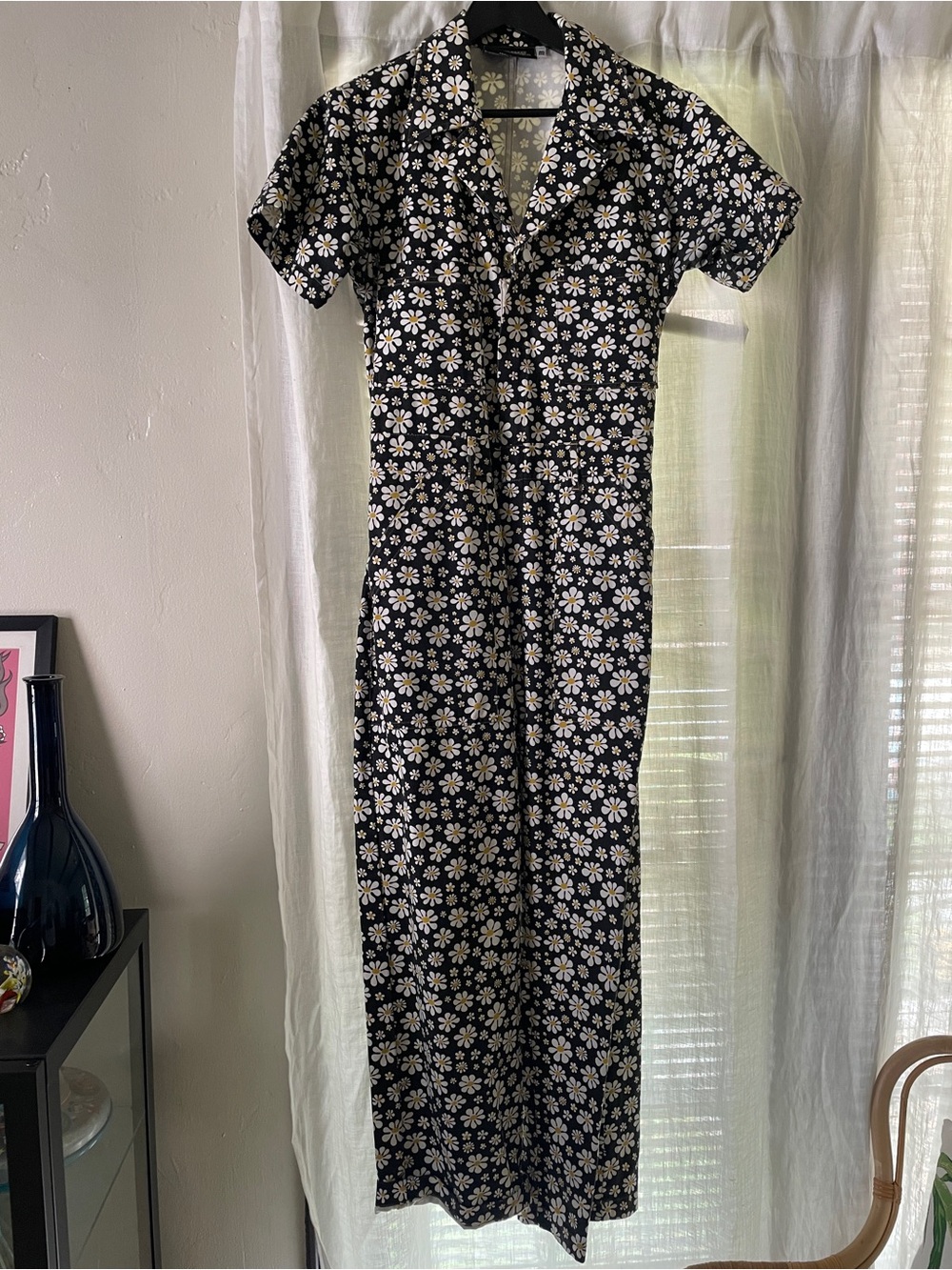 Big Bud Press Lazy Daisy Short-Sleeve Jumpsuit size M - Picture 4 of 9